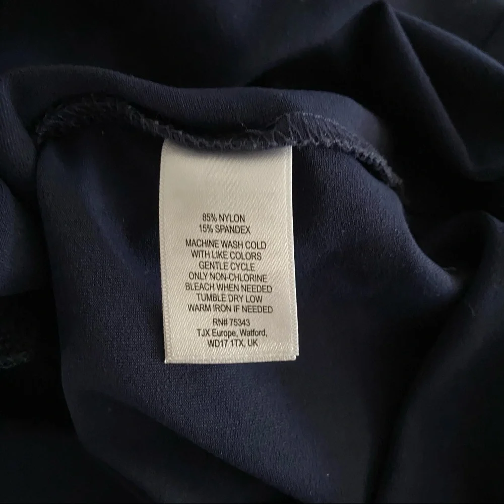 Cynthia Rowley navy blue shift dress dark academia 🫡 - Picture 7 of 7